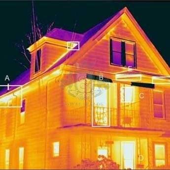 Тепловизионное обследование дома фото