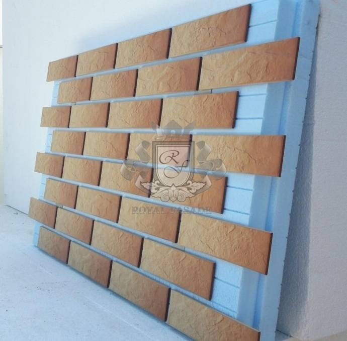 Клінкерна термопанель вироблена за допомогою пресування