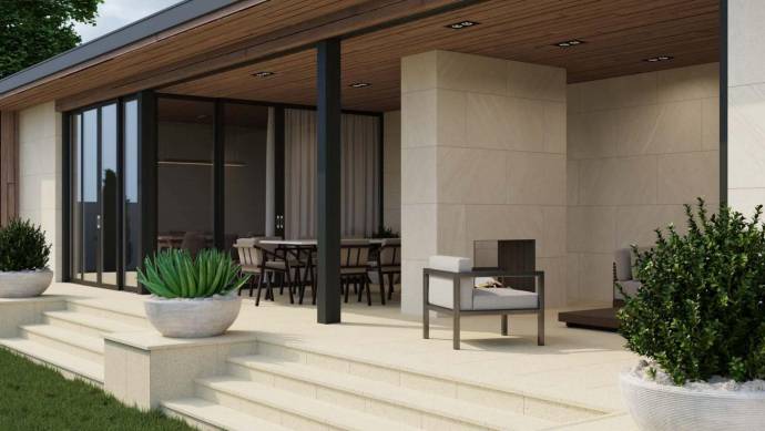 Фасад облицьований керамічною плиткою