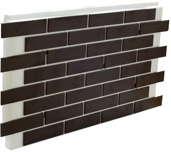 Термопанель із керамічною плиткою для облицювання фасаду